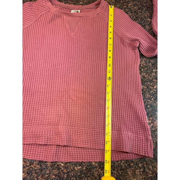 The North Face Women's Waffle-weave Knit Top in Rose Size S - Picture 8 of 9